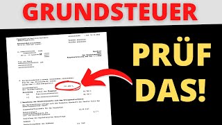 Grundsteuerbescheid prüfen und Grundsteuer berechnen  einfach erklärt [upl. by Ynnus]