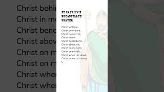 St Patricks Breastplate Prayer for Catholic Children CatholicPrayer StPatrickPrayer [upl. by Sontag726]