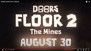 Doors Floor 2 Official Trailer Reaction [upl. by Sydelle]