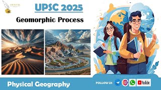 Lecture 10  Geomorphic Process upsc 2025 mp [upl. by Fernas]