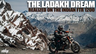 Indian FTR 1200 to Ladakh  Indians flattracker on Gods not so flat track [upl. by Ahsauqal446]