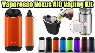 Nexus Kit by Vaporesso  Ceramic coil for nicotine salt  650mAh  40 min 2A quick charge [upl. by Madlen]