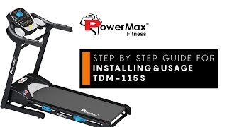 Complete Guide on Installation amp How to Use TDM115S by Powermax Fitness [upl. by Ahseret]