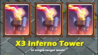 3x Inferno Tower  in single target mode clear  Fireball  Arrow  Lê Thành Gaming [upl. by Kimmel209]