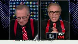 CNN Larry King questions Larry King [upl. by Onitselec418]