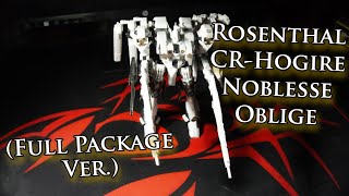 Rosenthal CRHogire Noblesse Oblige Full Package Ver  Timelapse Build Kotobukiya  Armored Core [upl. by Muhcan849]