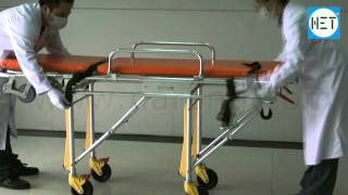 Stretcher Automatic Loading for Ambulance Item Code HF5120 [upl. by Ultann]