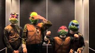 Ninja Turtles Elevator scene parody 2015 [upl. by Keener370]