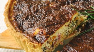 Recette  Quiche lorraine revisitée [upl. by Scharf]