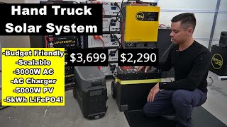 Build a Mobile 48V Solar Power System in 10 Minutes [upl. by Sivlek727]