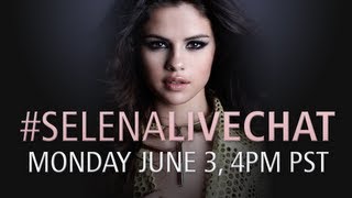 selenalivechat  Monday June 3 4pm PT [upl. by Yvad]