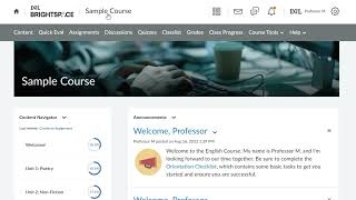 Set Up a Course  Instructor [upl. by Voss152]