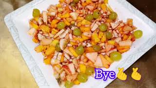 Healthy and delicious Fruit chat for Lunch  Healthy Lunch Idea  Delicious and easy to make Recipe [upl. by Ymas]