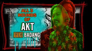 AKT ALL 3 rounds vs BADANG PSP [upl. by Wadsworth]