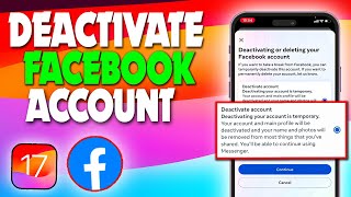 how to deactivate Facebook account  Full Guide  PIN TECH [upl. by Rahman]