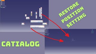 Restore Commands Location  Setting  Customize CATIA V5  CATIALOG [upl. by Billy]