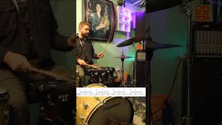 The humble Flam Accent incorporated into a funk beat drummer drums rudiments music [upl. by Akcebar387]