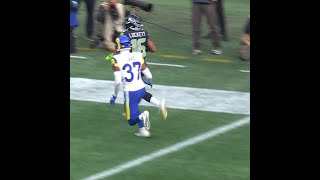 Tyler Lockett catches for a 30yard Touchdown vs Los Angeles Rams [upl. by Crowell]