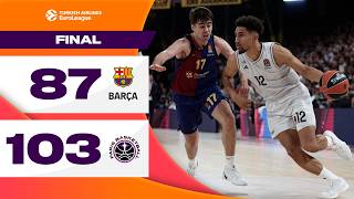 TJ Shorts PERFECT night  FC Barcelona  Paris Basketball  BASKETBALL HIGHLIGHTS R10 202425 [upl. by Ahsiela431]