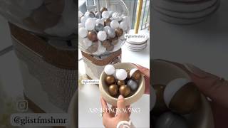 ASMR packing order ✨asmrasmrsoundsglistfemmeshimmer jewellery packingordersviralshortsshorts [upl. by Robbi726]