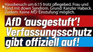 Verfassungsschutz gibt offiziell auf Einstufung der Alternative nicht mehr möglich [upl. by Homer]