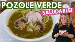 Cómo hacer Pozole Verde Saludable comidassaludables diabetes colesterol [upl. by Anelis76]