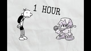 Wimpy  Vs Greg Heffley Friday Night Funkin FULL OST 1 Hour [upl. by Genni]