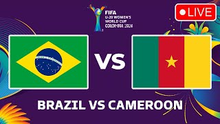 BRAZIL VS CAMEROON FIFA U20 Womens World Cup 2024 Round of 16 Preview Predictions amp Head to head [upl. by Gerita]