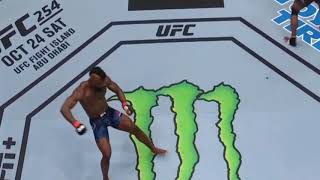 BEST KNOCKOUT EVER JUMPING SPINNING BACK KICK Joaquin Buckley [upl. by Hermosa359]