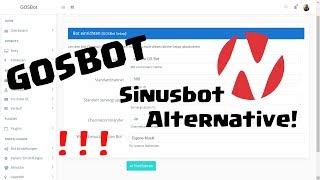 GOSBots  Musikbots ohne ServerSinusbot Alternative DeutschGerman HD [upl. by Burck814]