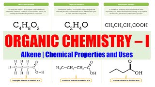 19 Alkene Chemical Properties amp Uses  Alkenes Properties  Organic Chemistry 01  BPharm 2nd Sem [upl. by Enened]