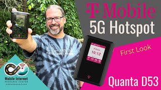 First Look TMobile 5G Hotspot by Quanta D53 [upl. by Laertnom]