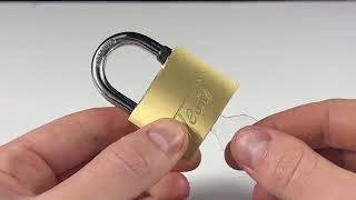 How To Open a Lock easy Way to Open a Lock without key [upl. by Klockau]