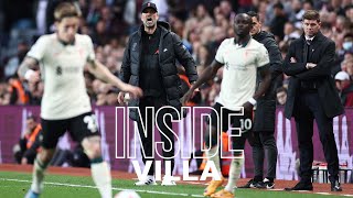 INSIDE VILLA Aston Villa 12 Liverpool  BEST VIEW OF REDS COMEBACK [upl. by Octavius]