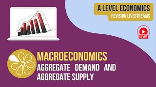 Aggregate Demand and Aggregate Supply  ALevel Economics Live Revision [upl. by Belldame656]