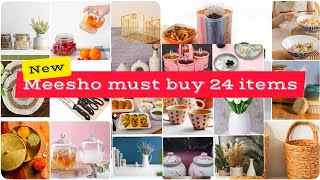 Meesho haul 🔥💯  Must buy 24 kitchen items 🔥 [upl. by Seely]