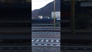 EC con la locomotiva più veloce al mondo in partenza da Bolzano treno railway train stazione [upl. by Udele413]