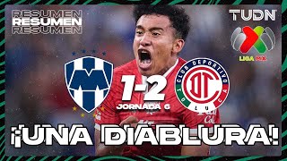 HIGHLIGHTS  Monterrey 12 Toluca  Liga Mx AP2024  J6  TUDN [upl. by Erreid367]