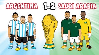 😲Argentina lose to Saudi Arabia😲 World Cup 2022 Goals Highlights [upl. by Eilyak874]