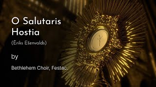 O Salutaris Hostia Ēriks Ešenvalds [upl. by Asert279]