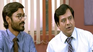 Raghuvaran Btech Scenes  Vivek Comedy Scene Cement Factory Owner  Dhanush [upl. by Arahset123]