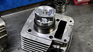 Yamaha YBR Cylinder Block Reboring And Honing Video [upl. by Evelunn]