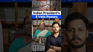 🔥 Presidents Veto powers youtube ytshorts shorts upsc polity law facts viralshorts feed [upl. by Bysshe]