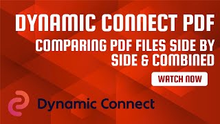 Dynamic Connect PDF Comparing PDF files side by side and combined [upl. by Yekim177]