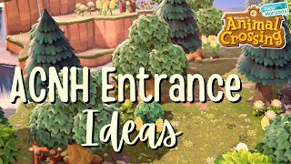 15 Entrance Ideas for Your Island  Animal Crossing New Horizons [upl. by Mcnamee217]