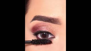 Simple and Easy Eyeshadow Look  Sparkly Eye Makeup Tutorial  Shilpa shorts shortsvideo [upl. by Danyluk]