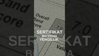 Magistratura kirishda chet tili sertifikati bo‘yicha yengilliklar berildi ozbekiston [upl. by Michaele]