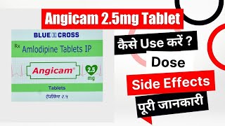 Angicam 25mg Tablet Uses in Hindi  Side Effects  Dose [upl. by Nelly]