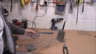 HOMEMADE DIY RAT OR MINK CAGE TRAP [upl. by Sammons]