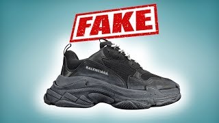 BALENCIAGA TRIPLE S REAL vs FAKE [upl. by Aita]